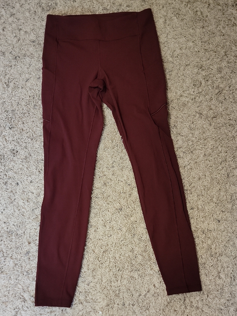 lululemon athletica Women's High-Rise Leggings in Burgundy Wine